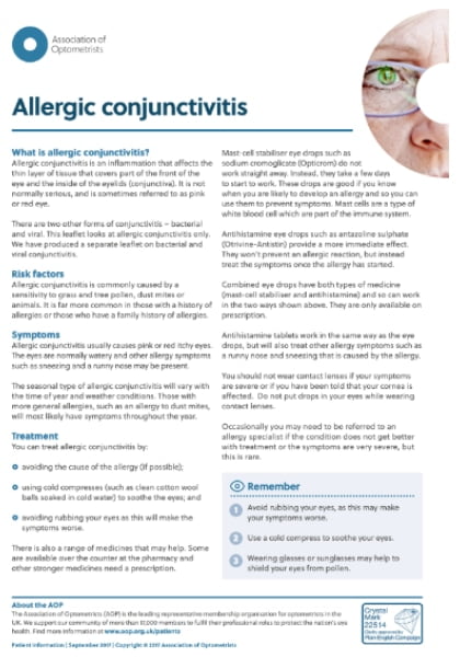 Allergic conjunctivitis