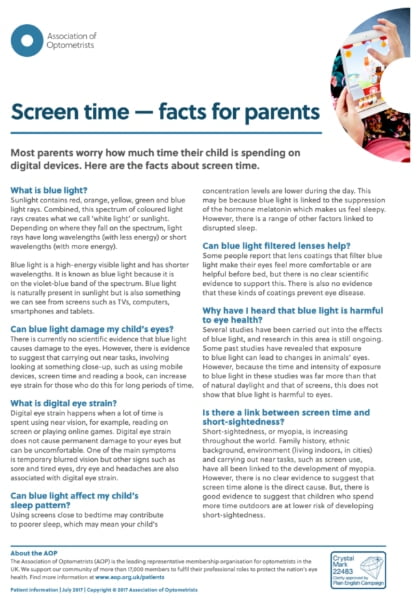 Screen Time Facts for Parents